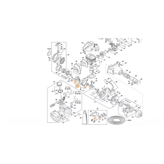 STIHL  Połówka skrzyni korbowej 4149 020 2904